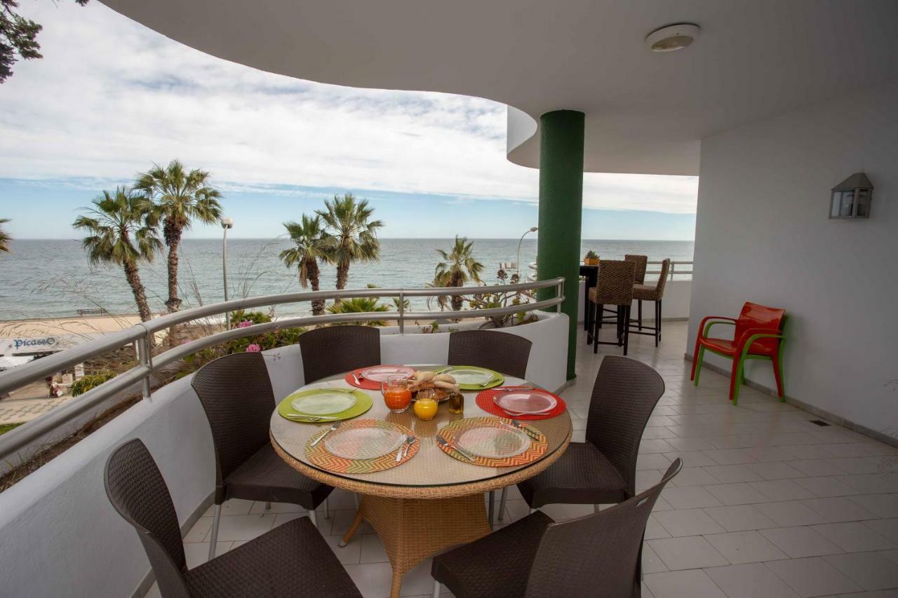 Villa Venecia, Apartamento De Lujo En 1º Linea De Playa + Parking Málaga Buitenkant foto